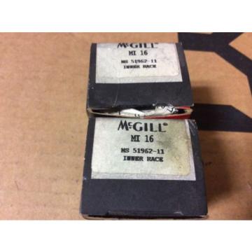 2-McGILL bearings#MI 16 ,Free shipping lower 48, 30 day warranty!