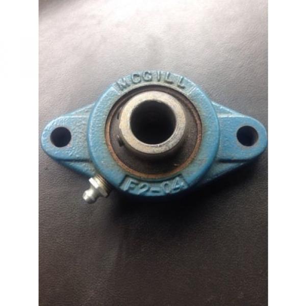 McGill F2-04  2 Bolt Flange Mount Bearing Used #1 image