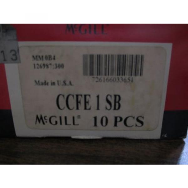 NEW MCGILL BOX OF 10 CAMFOLLOWER BEARINGS CCFE 1 SB #3 image