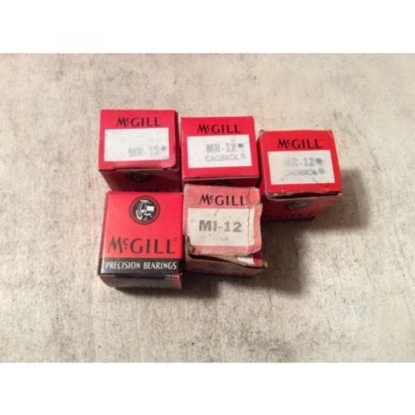 5- MCGILL  /bearings #MI-12 ,30 day warranty, free shipping lower 48! #2 image