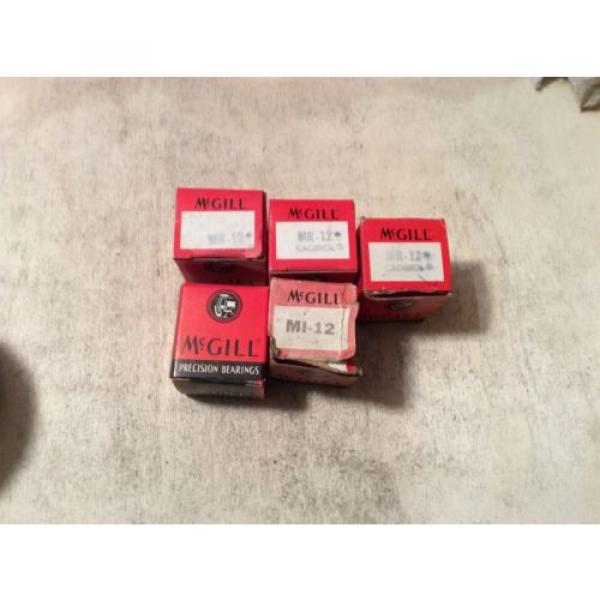 5- MCGILL  /bearings #MI-12 ,30 day warranty, free shipping lower 48! #3 image